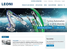 Tablet Screenshot of leoni-industrial-solutions.com